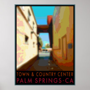 Stadt & Land Centre Palm Springs CA Poster