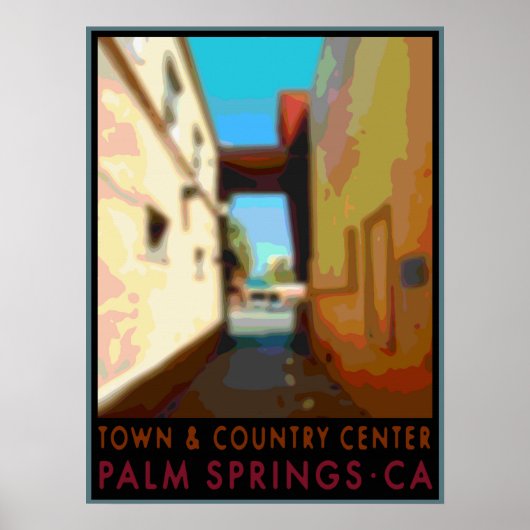 Stadt & Land Centre Palm Springs CA Poster (Vorne)