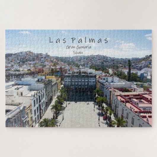 Stadt Las Palmas in Spanien Puzzle (Horizontal)
