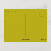 Stadt Las Vegas Nevada Nachts Postkarte (Rückseite)