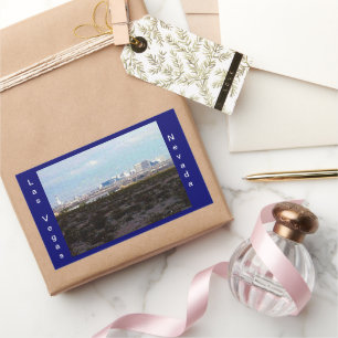 Stadt Las Vegas Rechteckiger Aufkleber