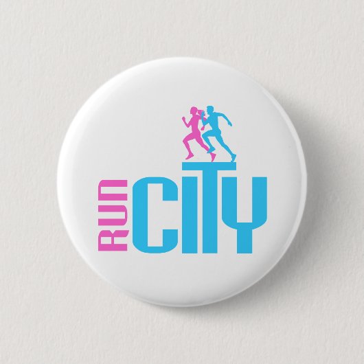 Stadt laufen button (Vorderseite)