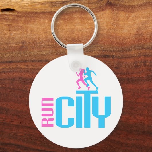 Stadt laufen schlüsselanhänger (Vorderseite)