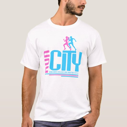 Stadt laufen T-Shirt (Vorderseite)