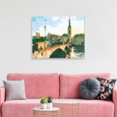 Stadt Leinwanddruck (Insitu (Wohnzimmer))