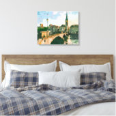 Stadt Leinwanddruck (Insitu (Schlafzimmer))