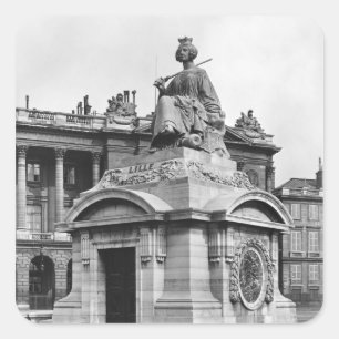Stadt Lille, 1838 Quadratischer Aufkleber