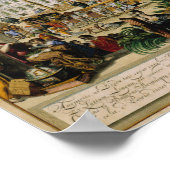 Stadt Lingen (1700) Poster (Ecke)