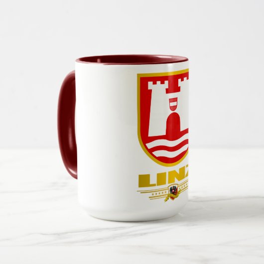Stadt Linz Tasse (Vorderseite Links)