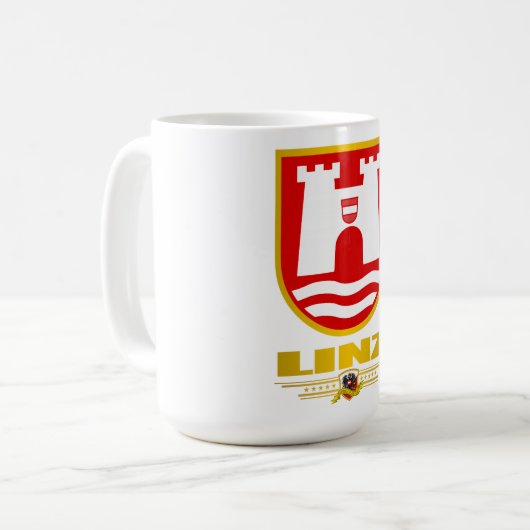 Stadt Linz Tasse (Vorderseite Links)