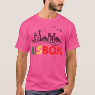 Stadt Lissabon (Portugal) T-Shirt