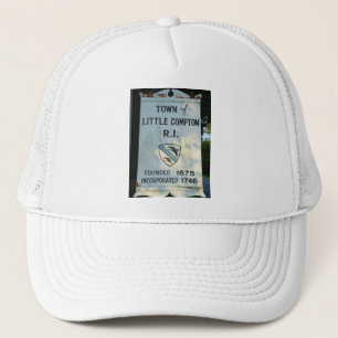 Stadt Little Compton, Schild Rhode Island Truckerkappe