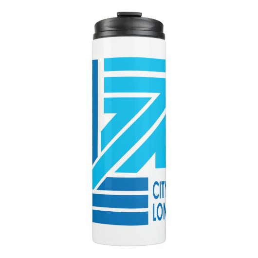 Stadt Longview Flagge Wasserflasche Thermosbecher (Vorderseite)
