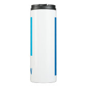 Stadt Longview Flagge Wasserflasche Thermosbecher (Rückseite)