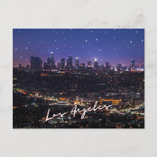 Stadt Los Angeles Postkarte (Vorderseite)