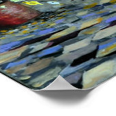 Stadt Luxemburg - Bohemischer Innenhof Poster (Ecke)