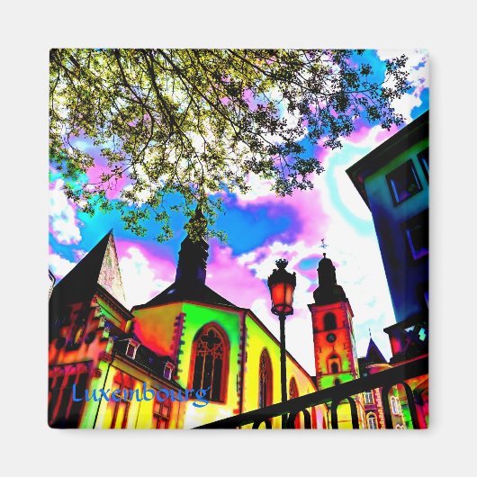 Stadt Luxemburg Magnet (Vorne)