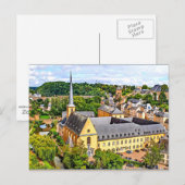 Stadt Luxemburg Postkarte (Vorne/Hinten)