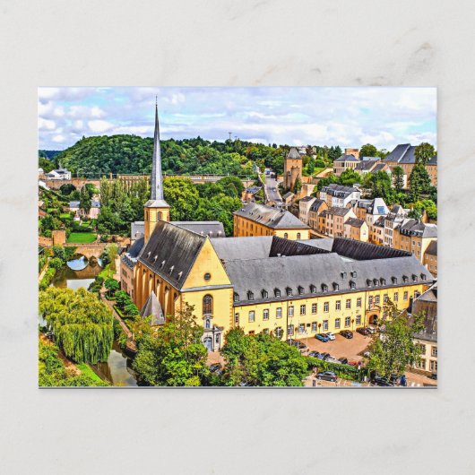 Stadt Luxemburg Postkarte (Vorderseite)