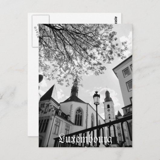 Stadt Luxemburg Postkarte (Vorne/Hinten)