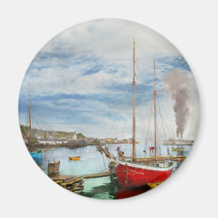 Stadt - Mackinac Island MI - Seemann 1906 Magnet