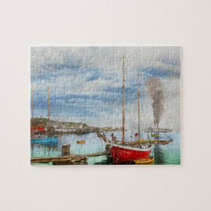 Stadt - Mackinac Island MI - Seemann 1906 Puzzle