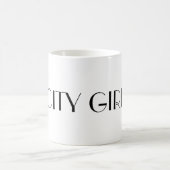 STADT-MÄDCHEN Zitat-Kaffee-Tasse Kaffeetasse (Mittel)