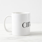 STADT-MÄDCHEN Zitat-Kaffee-Tasse Kaffeetasse (Links)