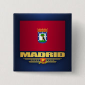Stadt Madrid Button (Vorderseite)