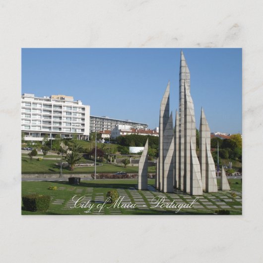 Stadt Maia - Portugal Postkarte (Vorderseite)