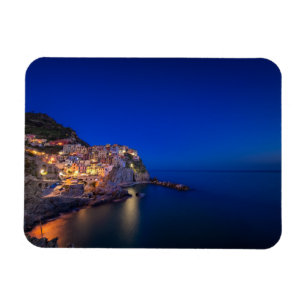 Stadt Manarola im Cinque Terre im Abend Magnet