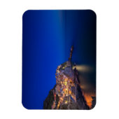 Stadt Manarola im Cinque Terre im Abend Magnet (Vertikal)