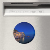 Stadt Manarola im Cinque Terre im Abend Magnet (In Situ (Geschirrspüler))