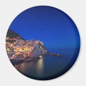 Stadt Manarola im Cinque Terre im Abend Magnet (Vorne)
