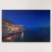 Stadt Manarola im Cinque Terre im Abend Puzzle (Horizontal)