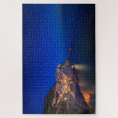 Stadt Manarola im Cinque Terre im Abend Puzzle (Vertikal)