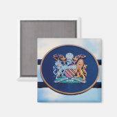 Stadt Manchester Magnet (Vorderseite/Rückseite)