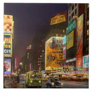 Stadt - Manhattan, NY - Hier kommen die Mädchen 19 Fliese