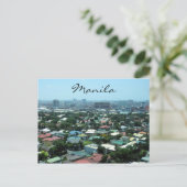 Stadt Manila Postkarte (Stehend Vorderseite)