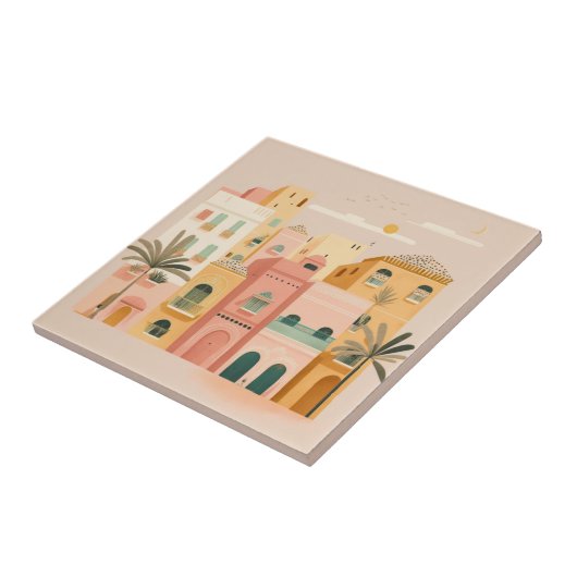 Stadt Marokko Fliese (Seite)