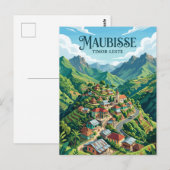 Stadt Maubisse Osttimor Postkarte (Vorne/Hinten)