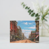 Stadt - Memphis TN - Main Street Mall 1909 Postkarte (Stehend Vorderseite)