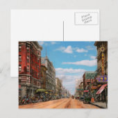 Stadt - Memphis TN - Main Street Mall 1909 Postkarte (Vorne/Hinten)