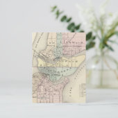 Stadt Menasha, Stadt Neenah Postkarte (Stehend Vorderseite)