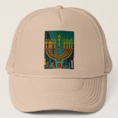 Stadt Menorah Truckerkappe (Vorderseite)