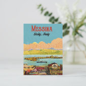 Stadt Messina, Sizilien, Italien Postkarte (Stehend Vorderseite)