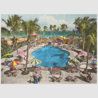 Stadt - Miami FL - Sitz 1941 Seidenpapier