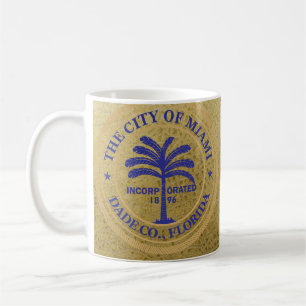 Stadt Miami Siegel Kaffeetasse