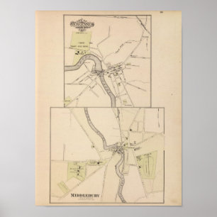 Stadt Middlebury Poster