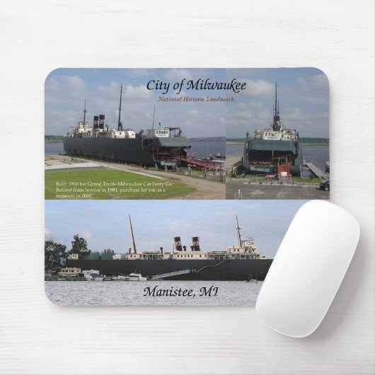 Stadt Milwaukee 3 Bild Mousepad (Mit Mouse)